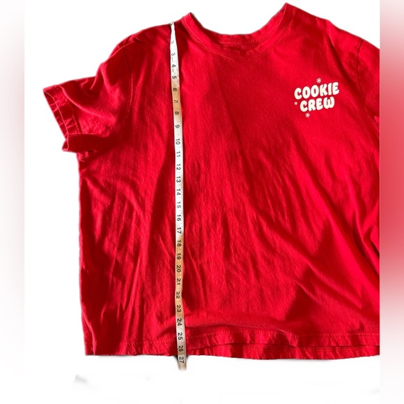 Wondershop Red Cookie Crew Holiday T-Shirt - Picture 9 of 9